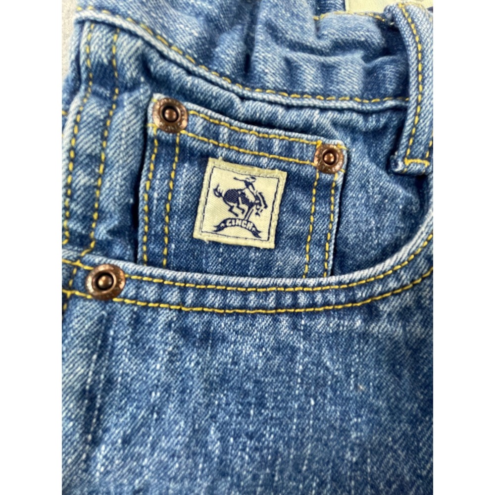 Cinch Jeans Boys 10S Blue Denim Straight Leg Western - Picture 5 of 7